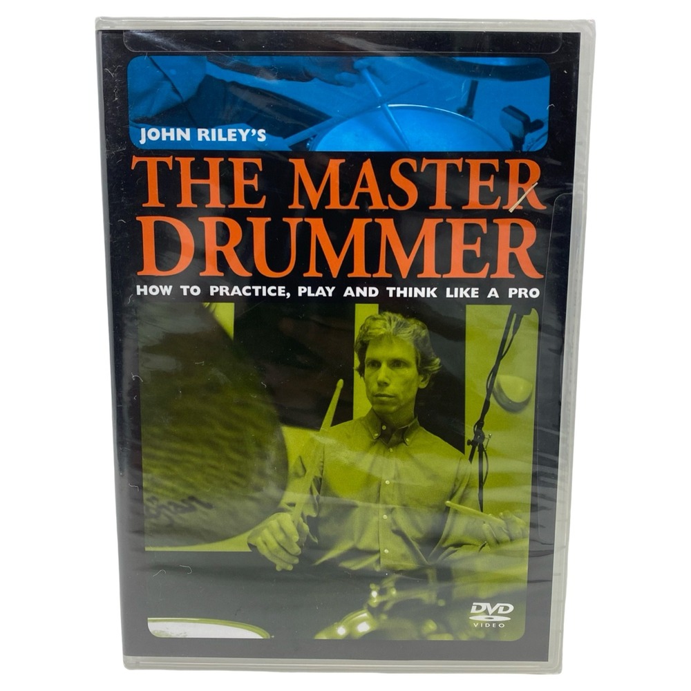 John Riley The Master Drummer DVD How to Practice Play and Think Like a Pro 2009